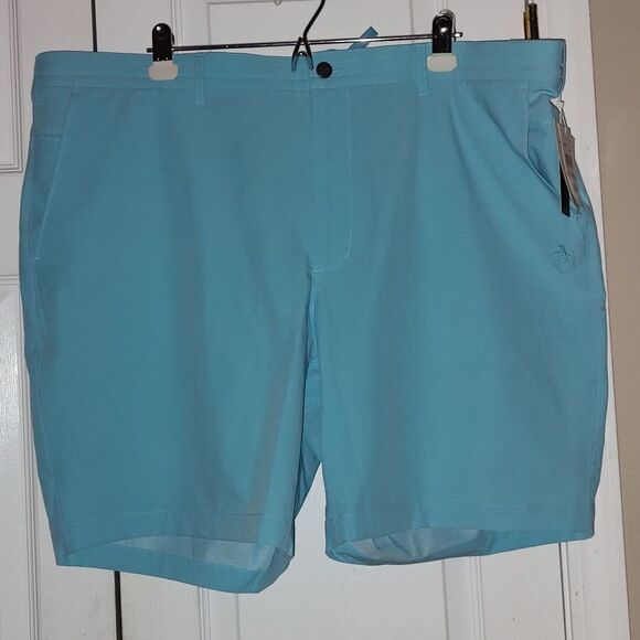 Original Penguin Men's Performance Crossover 8" Golf Shorts  Sz 42 NWT - Picture 1 of 5